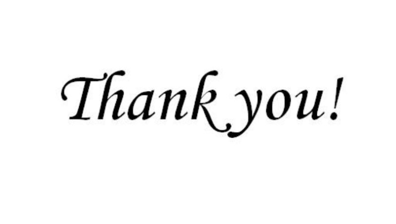 Ένα μεγάλο ευχαριστώ…