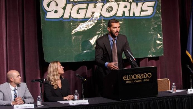 GM στους Reno Bighorns ο Πέτζα