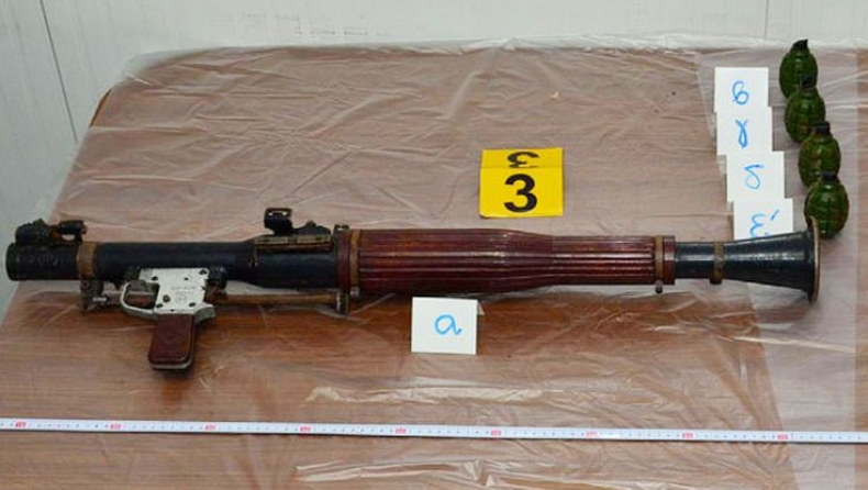 Βρέθηκε ρουκετοβόλο στο κρησφύγετο του Πετρακάκου