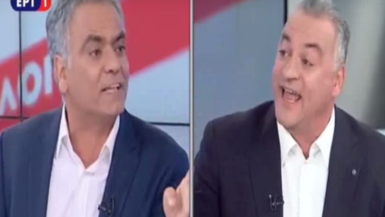 Άγριος καβγάς Σκουρλέτη - Κεφαλογιάννη στον αέρα (vid)