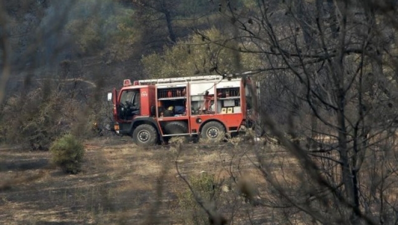 Υπό μερικό έλεγχο η φωτιά στο Σοχό Θεσσαλονίκης