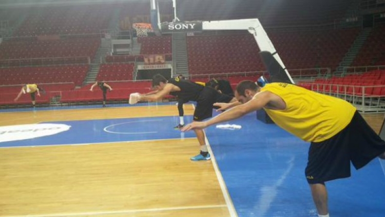 «Κλικς» από την προπόνηση της ΑΕΚ (pics)