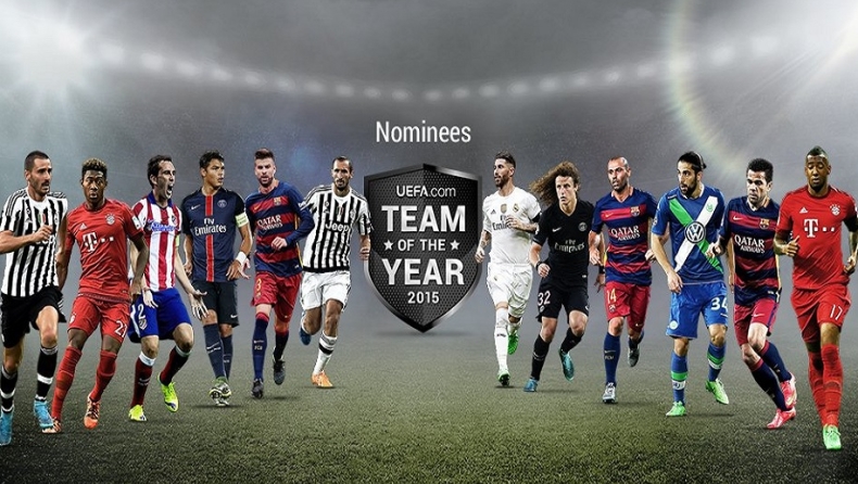 Οι υποψήφιοι για την ομάδα της χρονιάς από την UEFA