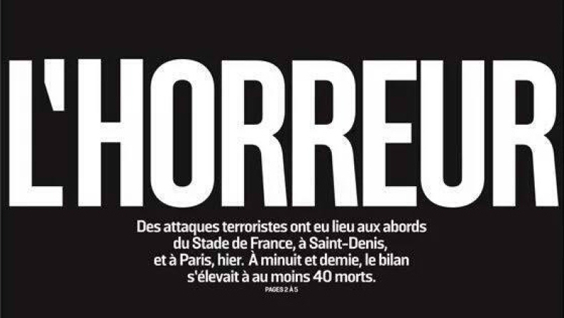 L'Equipe: «Ο τρόμος» (pic)