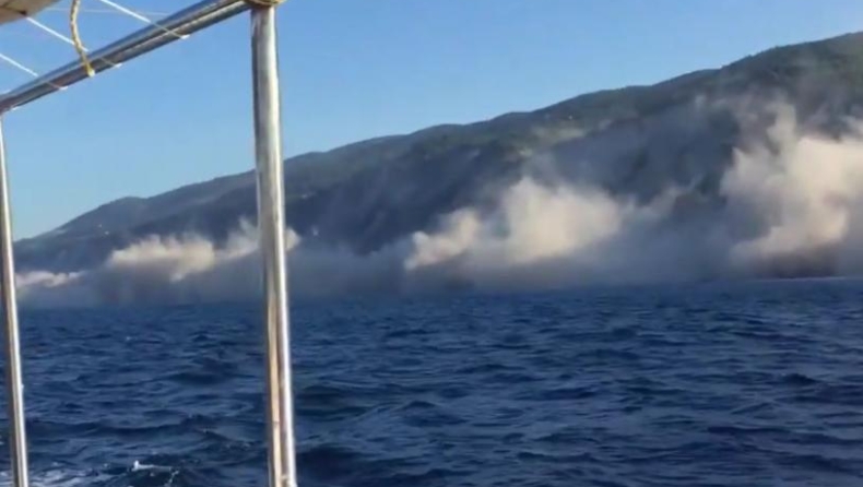 Aftershocks continue on Lefkada