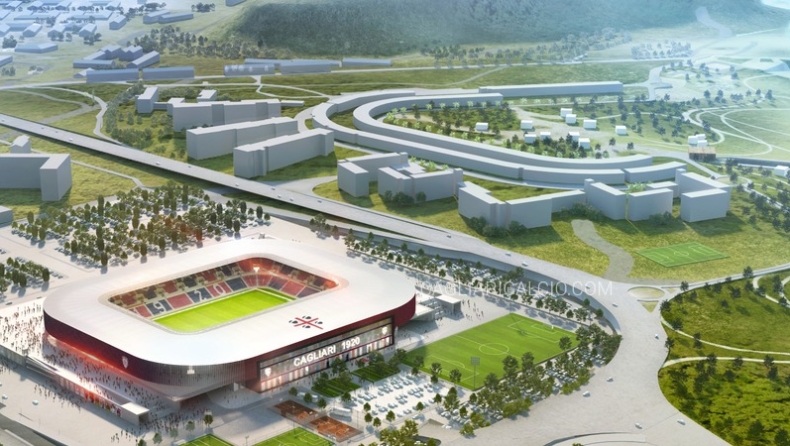 Το νέο γήπεδο της Κάλιαρι (vid)