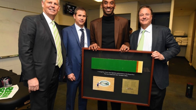 Τίμησαν τον Κόμπι οι Σέλτικς! (pic)