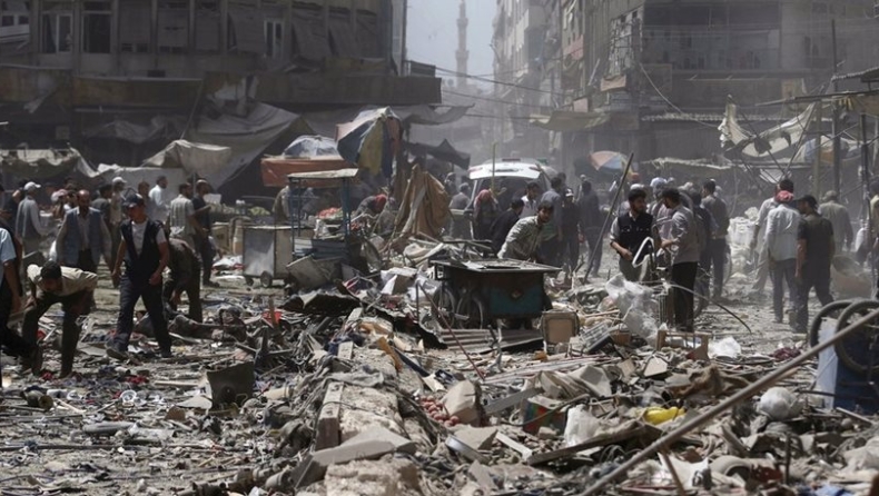 Συρία: Δεκάδες νεκροί από βομβαρδισμούς της κυβερνητικής αεροπορίας στη Δαμασκό