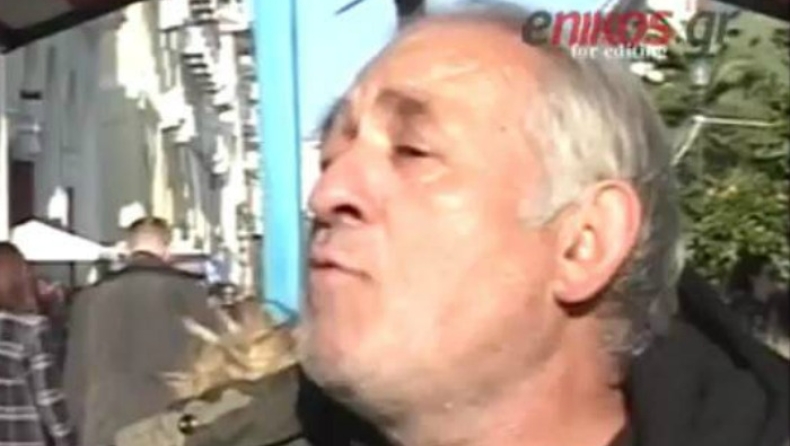 Ο καστανάς μιλά για το επεισόδιο με τους αστυνομικούς (vid)