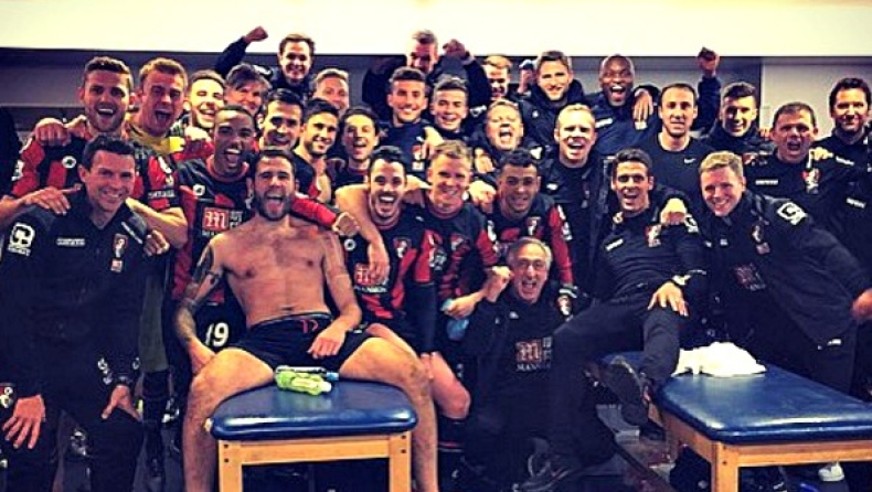 Έτσι το... γλέντησε η Μπόρνμουθ! (pic&vid)