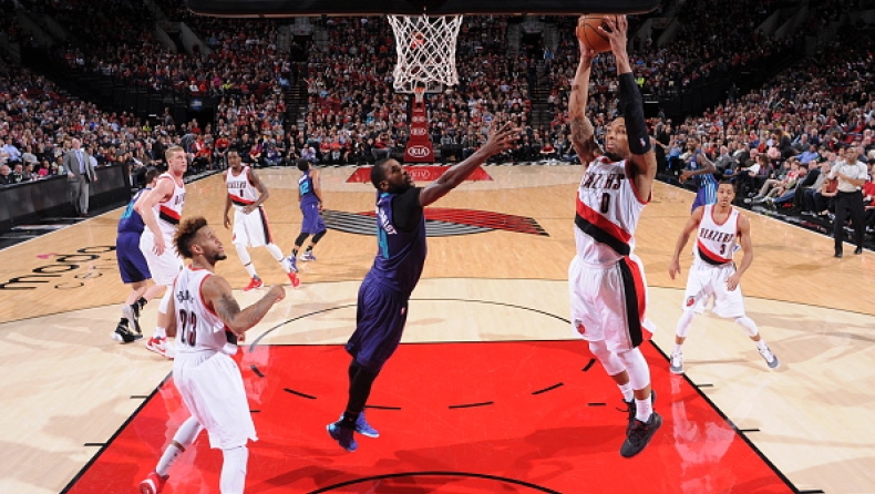 Μπλέιζερς - Χόρνετς 109-91 (pics & vid)