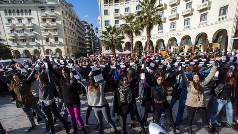 ΠΑΟΚ: Mini movie και Flash Mob (vid)