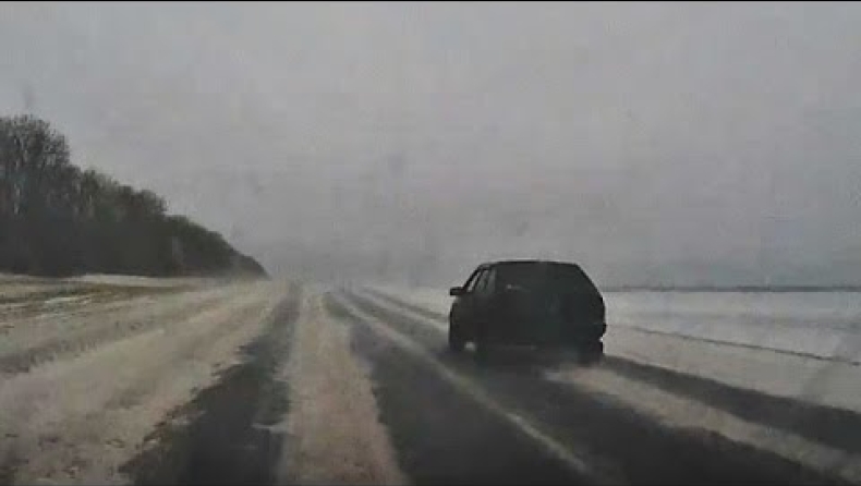 Ετσι τιμωρεί ο χειμώνας (video)