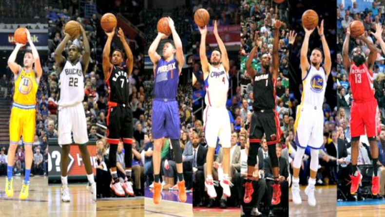 Ο Κάρι και... οι άλλοι για τα τρίποντα!