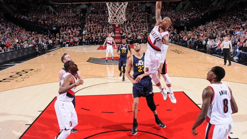 Μπλέιζερς - Τζαζ 115-111 (pic & vid)