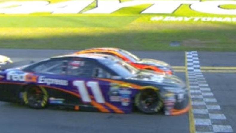 Μοναδικός τερματισμός στο Nascar (video)