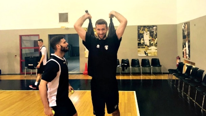 Διαφορετική και δυναμική προπόνηση στον ΠΑΟΚ