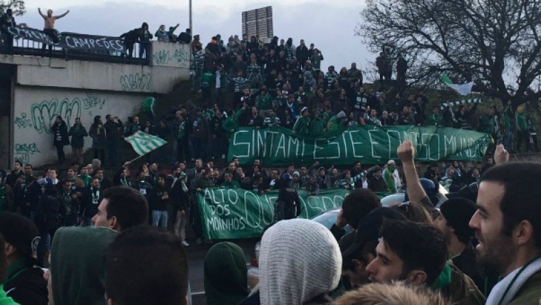 Εβαλαν... φωτιά στη Λισαβόνα (vids)
