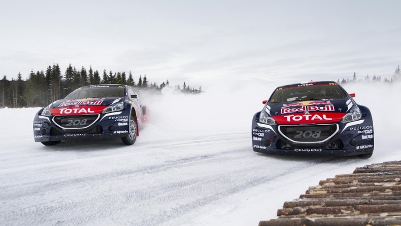 Πάνοπλη η Peugeot στο Rallycross (video)