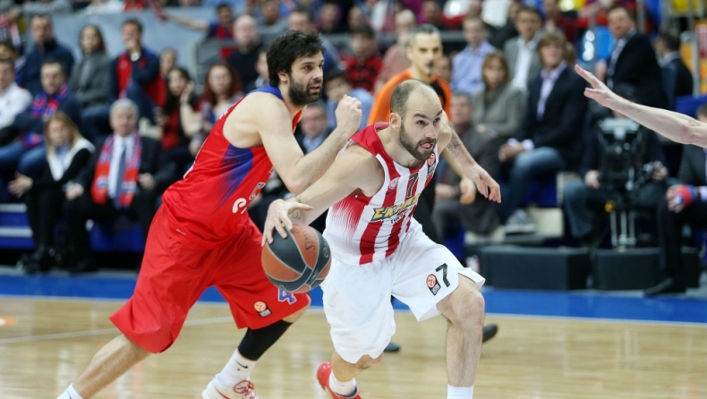 Ευρωλίγκα: Ολυμπιακός - ΤΣΣΚΑ στις 21:45