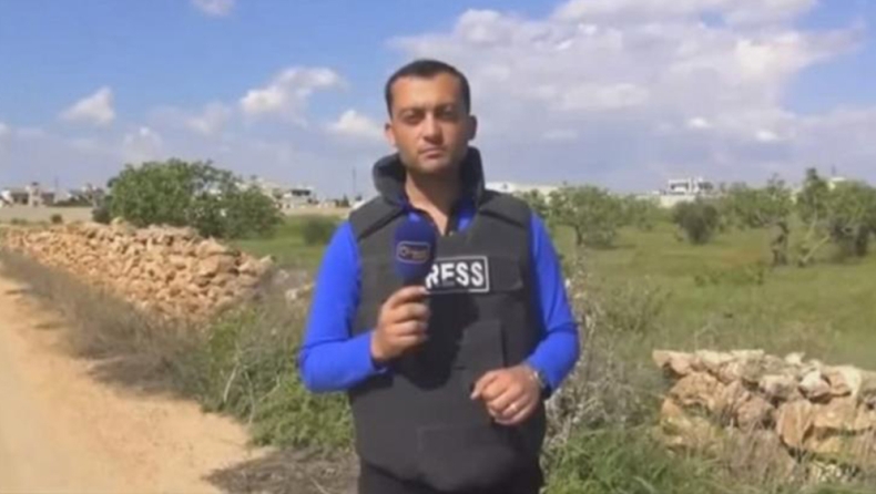 Δημοσιογράφος τραυματίστηκε σε LIVE μετάδοση (vid)