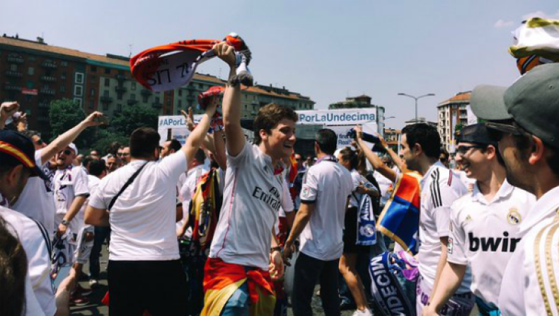 Πορεία οπαδών της Ρεάλ (vid)