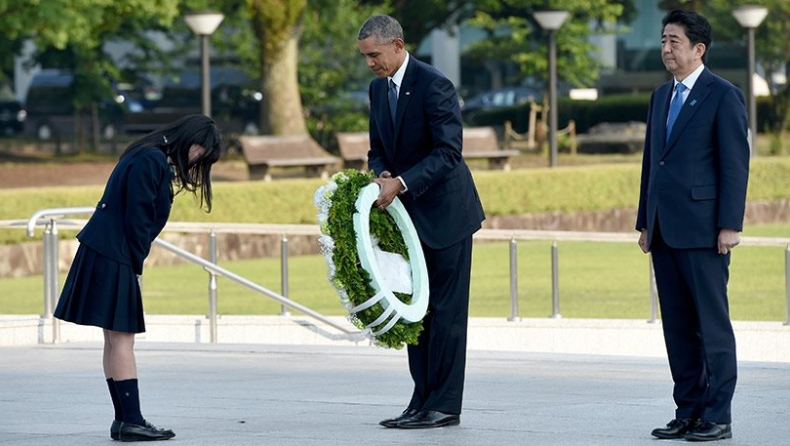 Χωρίς «συγγνώμη» στη Χιροσίμα ο Ομπάμα (pics)