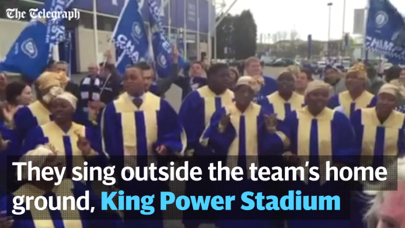 Χορωδία στο Λέστερ τραγουδά για το πρωτάθλημα (vid)