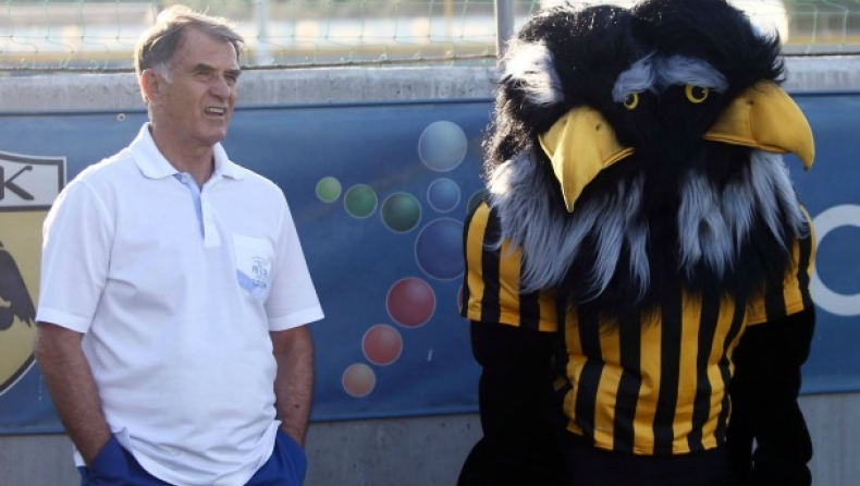 O Χάγκα η μασκότ της ΑΕΚ! (pics & vid)