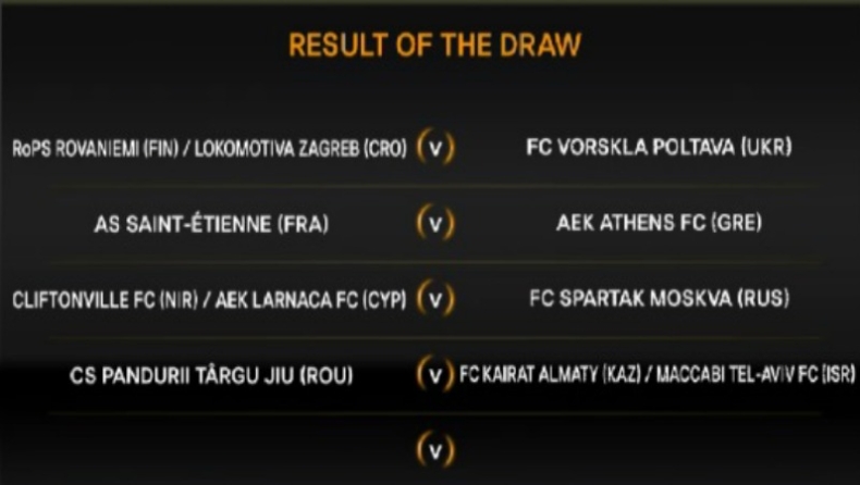 Με Σεντ Ετιέν η ΑΕΚ!