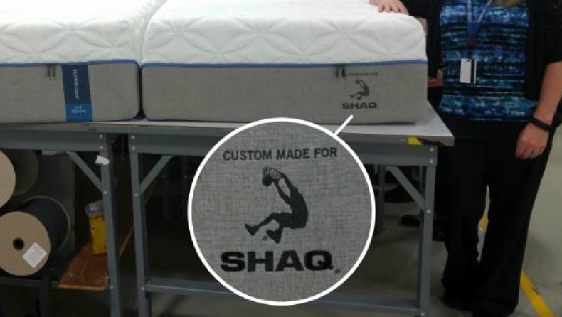 Στρώμα κρεβατιού... «Shaq size» (pics)