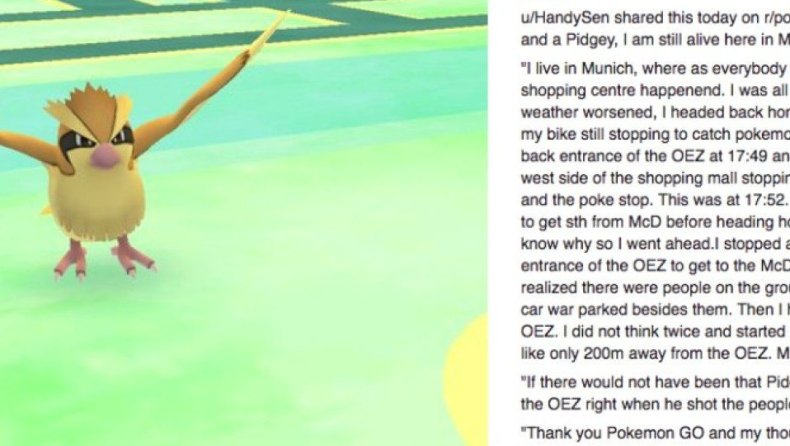 Το Pokemon Go έσωσε την ζωή ενός ανθρώπου στο Μόναχο!