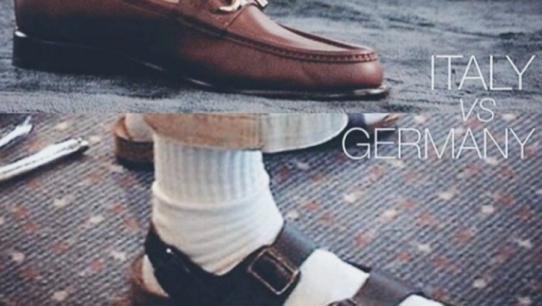 Γερμανία - Ιταλία: Πέδιλο με κάλτσα vs μοκασίνι