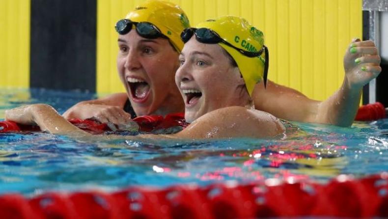 Ολυμπιακό ρεκόρ η ομάδα 4x100μ. ελεύθερο της Αυστραλίας