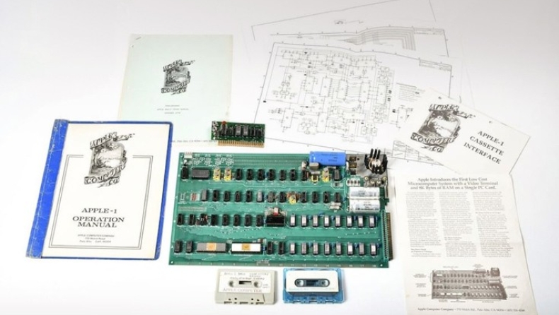 Ένας υπολογιστής Apple 1 πωλήθηκε προς 815.000 δολάρια