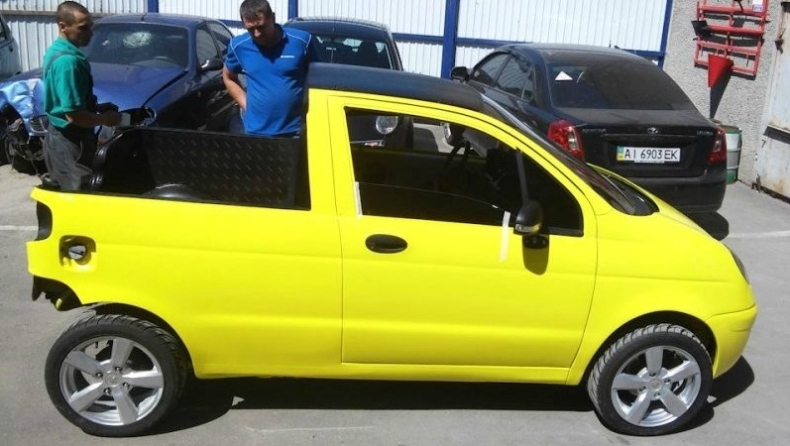 To Daewoo Matiz που έγινε... αγροτικό!