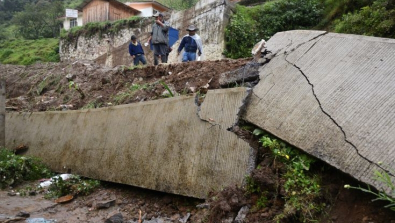 Έξι νεκροί στο Μεξικό από κατολισθήσεις λόγω της τροπικής καταιγίδας Ερλ