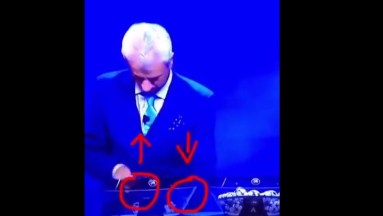 «Άλλαξε χαρτάκι στην κλήρωση ο Ρας»!(vid)