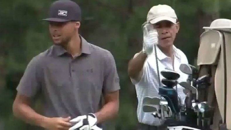 Κάρι: «Καλύτερος γκόλφερ εγώ, καλύτερος... trash-talker o Ομπάμα!»