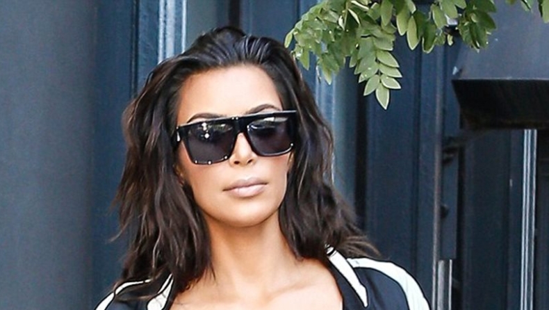 Η Kim Kardashian βγήκε στους δρόμους με το σουτιέν (vid)