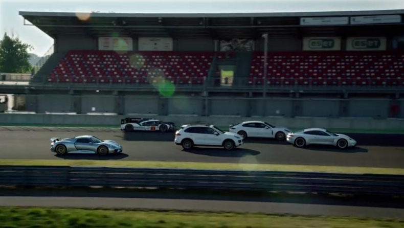 Υβριδικές και ηλεκτρικές Porsche σ' ένα βίντεο (vid)