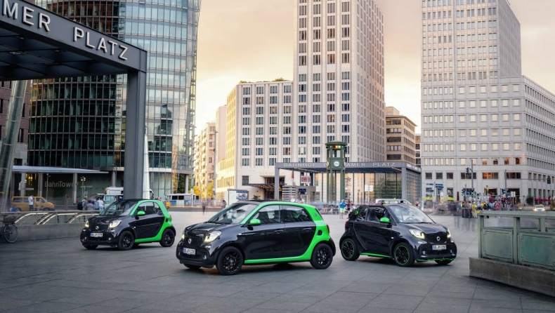 Η Smart βάζει στην πρίζα τα ForTwo και ForFour