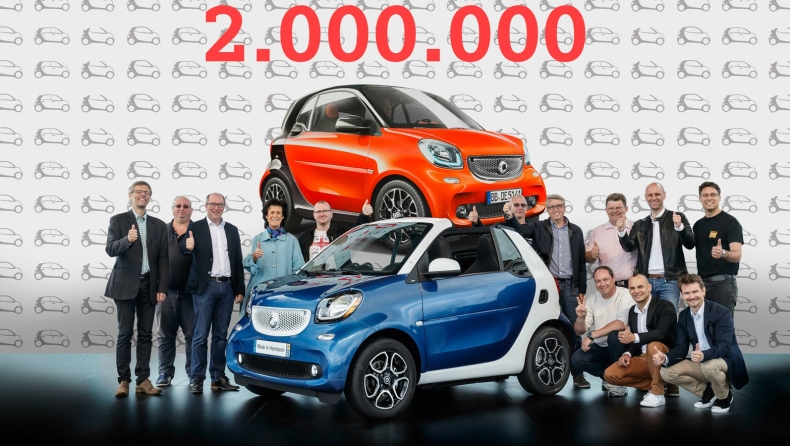 Δύο εκατομμύρια Smart ανάμεσά μας