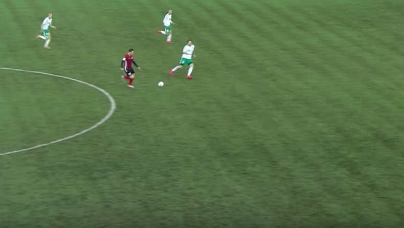Έβαλε γκολάρα γιατί... βαριόταν να τρέξει! (vid)