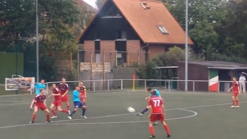 Ασίστ από το... οριζόντιο δοκάρι! (vid)