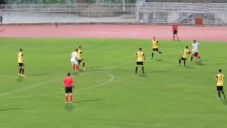 Ασύλληπτη γκολάρα στα Τρίκαλα! (vid)