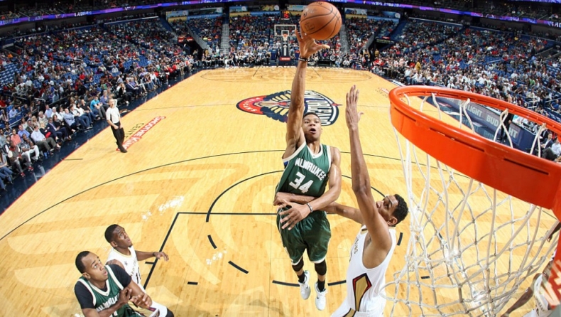 Ο Αντετοκούνμπο πρωταγωνιστεί στα ΤΟΡ-20 καρφώματα (vid)