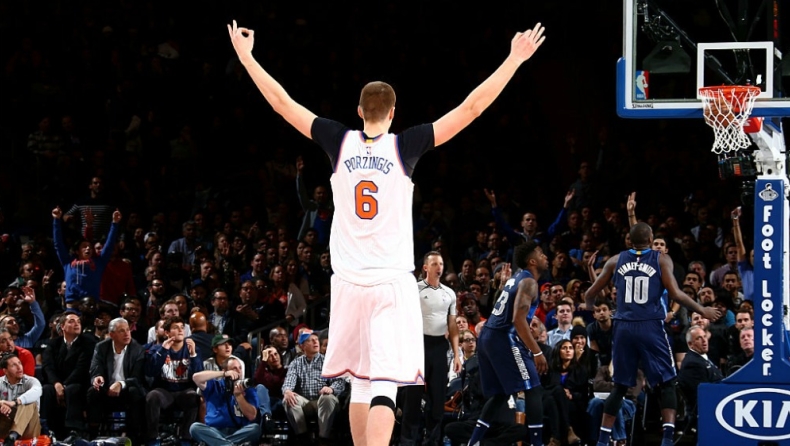 Τάπα χωρίς καν να... πηδήξει ο Πορζίνγκις (vid)