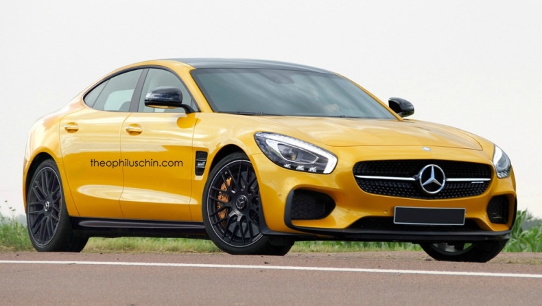 H Mercedes-AMG «χτυπάει» την Porsche Panamera