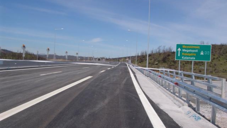 Mέσα Δεκεμβρίου σε λειτουργία ο αυτοκινητόδρομος Κόρινθος- Τρίπολη- Καλαμάτα
